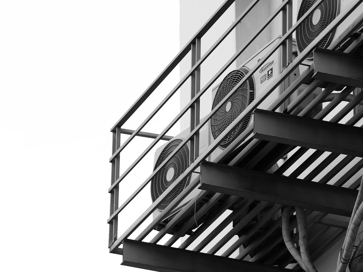 External air conditioning condenser units