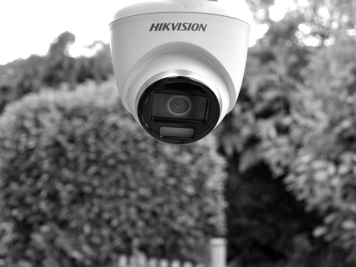Hikvision dome CCTV camera installed by NSS Electrics